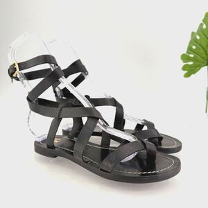 Tory Burch Black Strappy Sandals